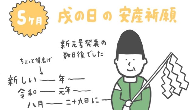 戌の日の安産祈願。太鼓の音にお腹の子がビクッ！もっと派手に驚いていたのは…