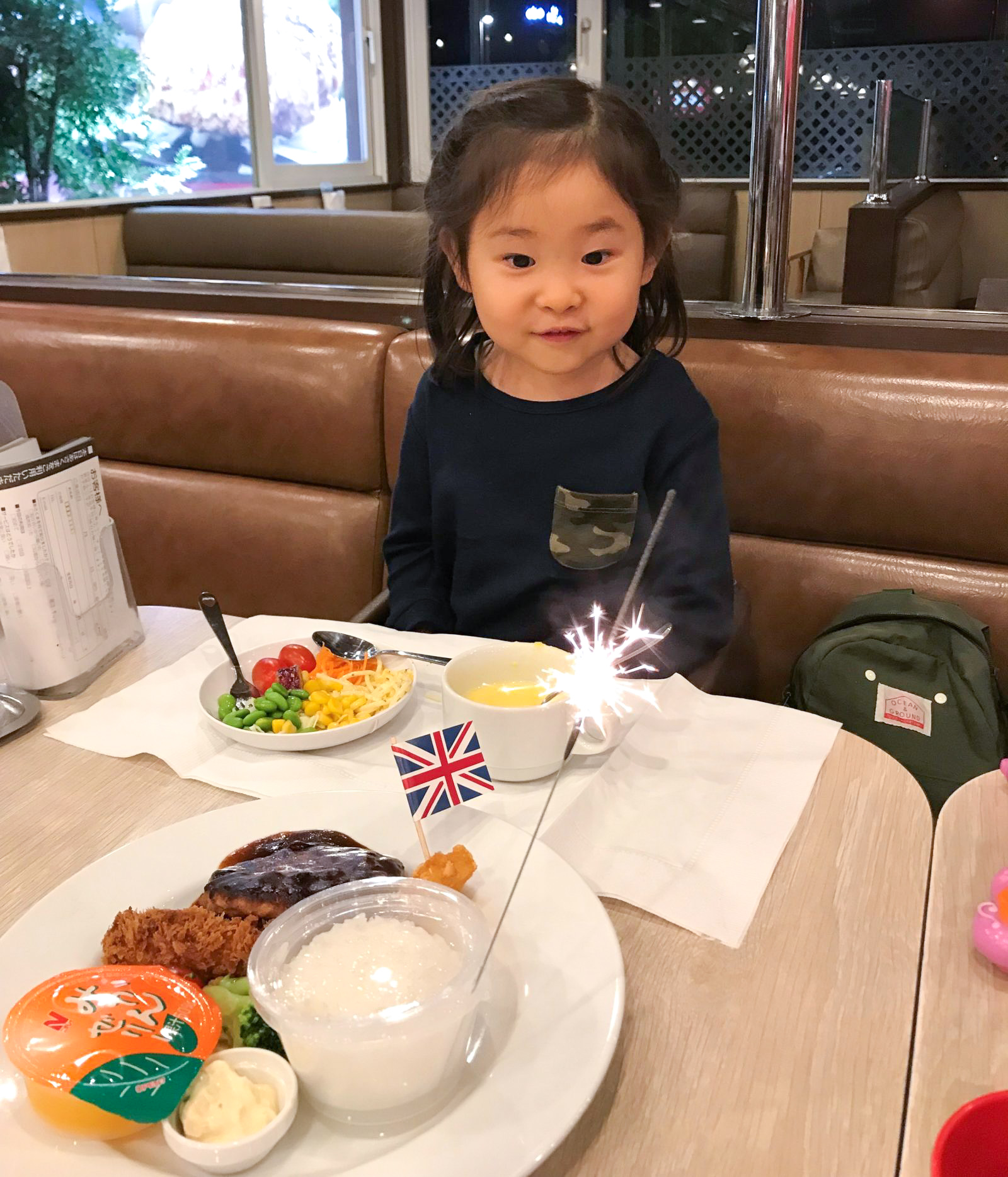 おこさまメニューは花火付き！「ステーキのあさくま」で特別感♪