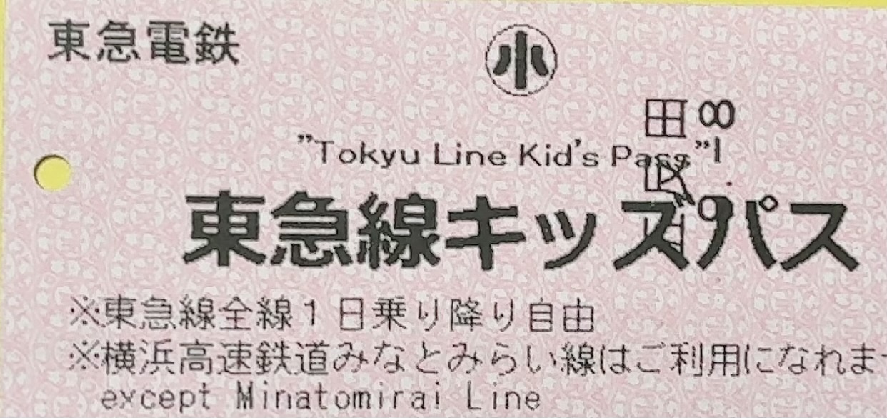 知ってた！？東急線全線がなんと！こども100円で1日乗り放題！