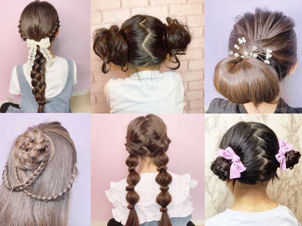 【七五三】女の子の髪型・ヘアアレンジ！家庭で簡単にできる