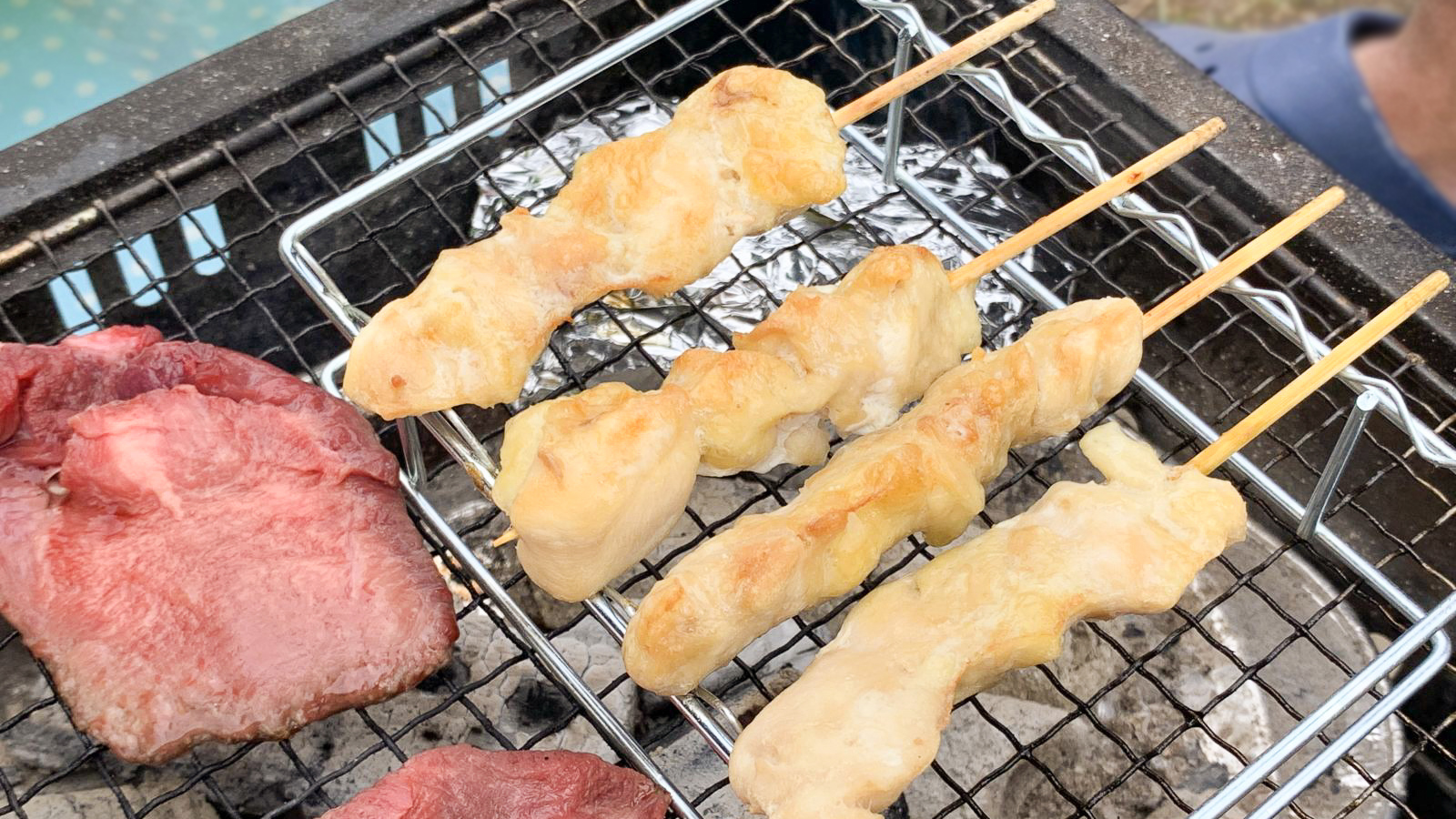 いつものBBQが盛り上がる！セリアの焼き鳥台が絶妙なサイズで使いやすい