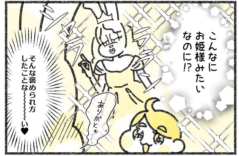 こんな褒められ方初めて！「お姫様みたいなのに!?」