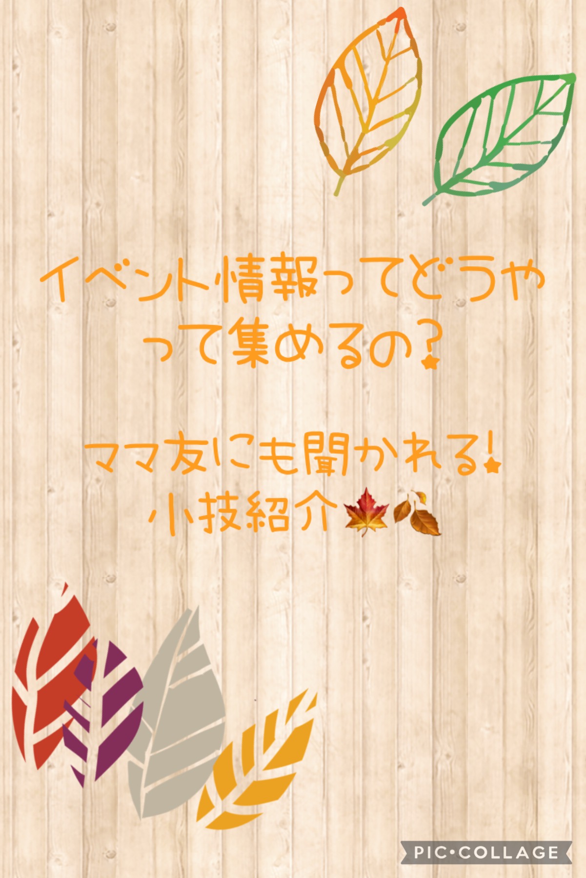 イベント大好きママが教える！イベント情報の集め方を伝授します♪