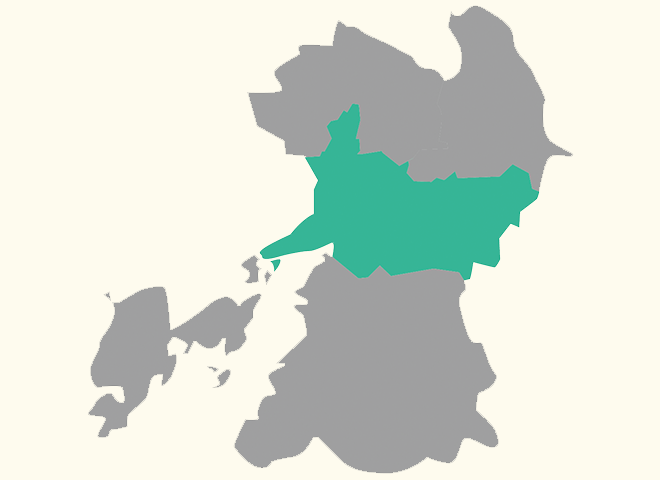 画像：熊本県地図