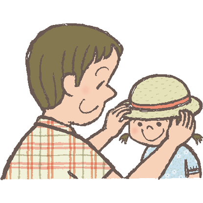 日焼け対策も忘れずに