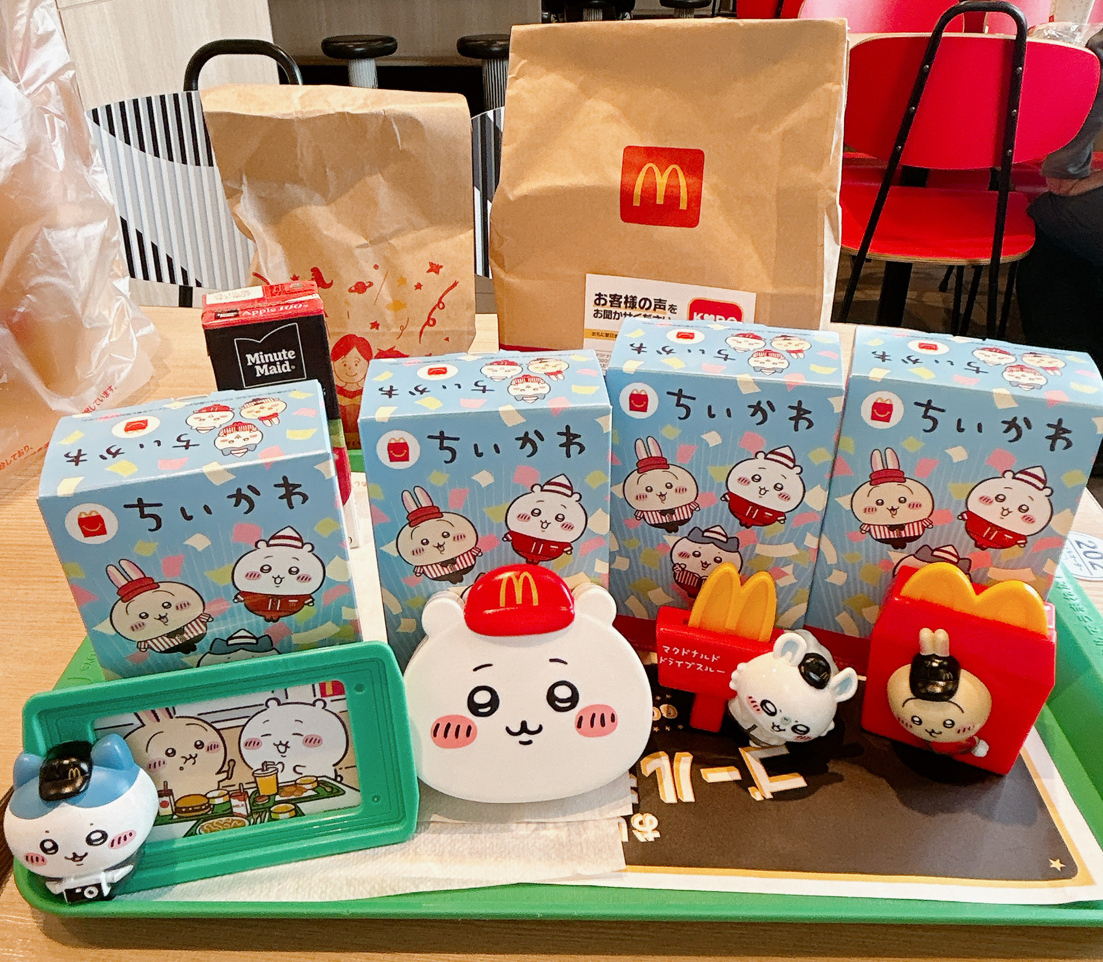 【マクドナルド】ハッピーセットちいかわ第2弾もかわいすぎた!