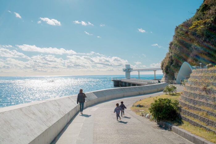 冬でも暖かい！千葉・勝浦の快適お散歩コース