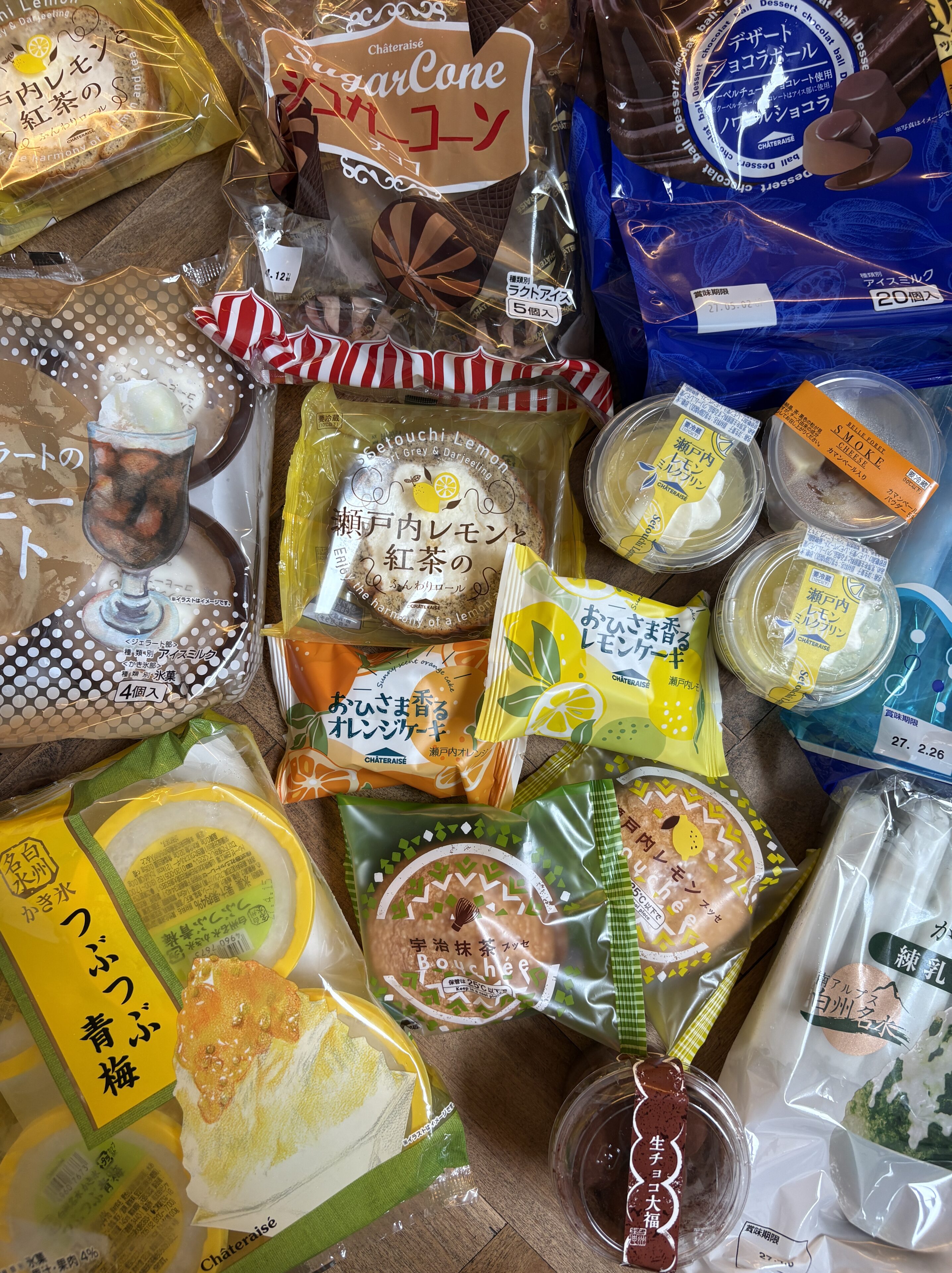 シャトレーゼの期間限定レモンシリーズとかき氷系を食べてみました!