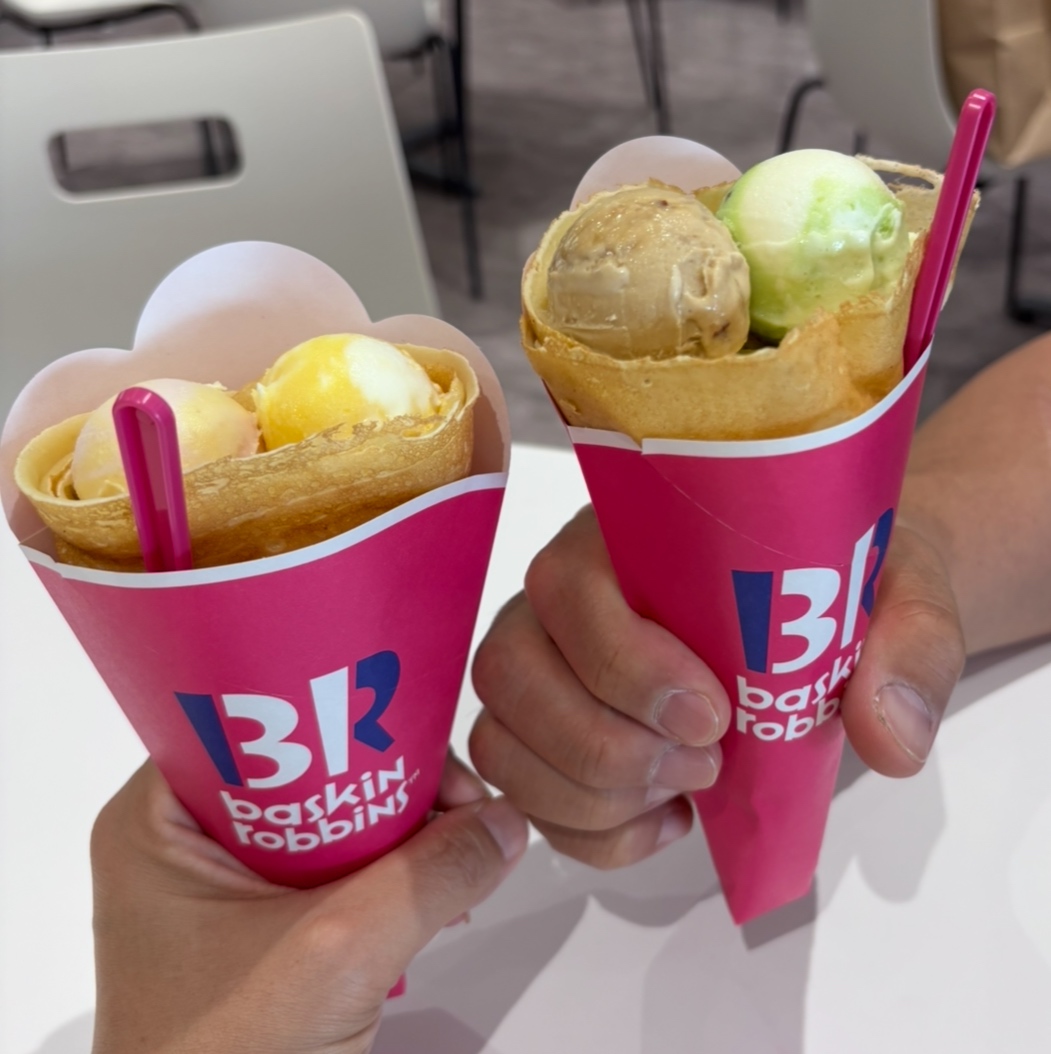 めっちゃお得!【サーティワン】こんなに安くていいの??店舗限定でクレープがあるの知ってる??