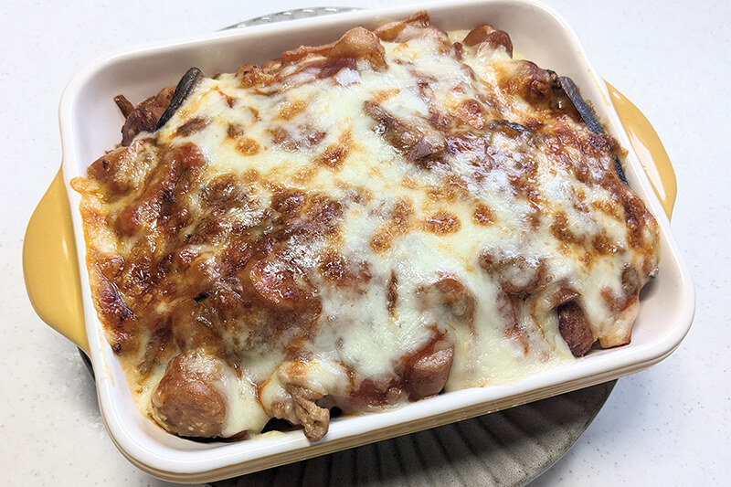 写真:残り物片付けドリア