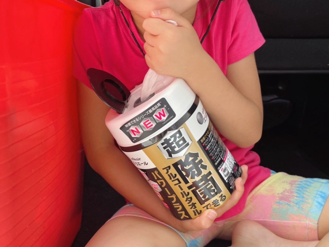 子連れ旅行に必須!「エリエール 超 除菌できるアルコールタオル パワープラス」を使ってみた!
