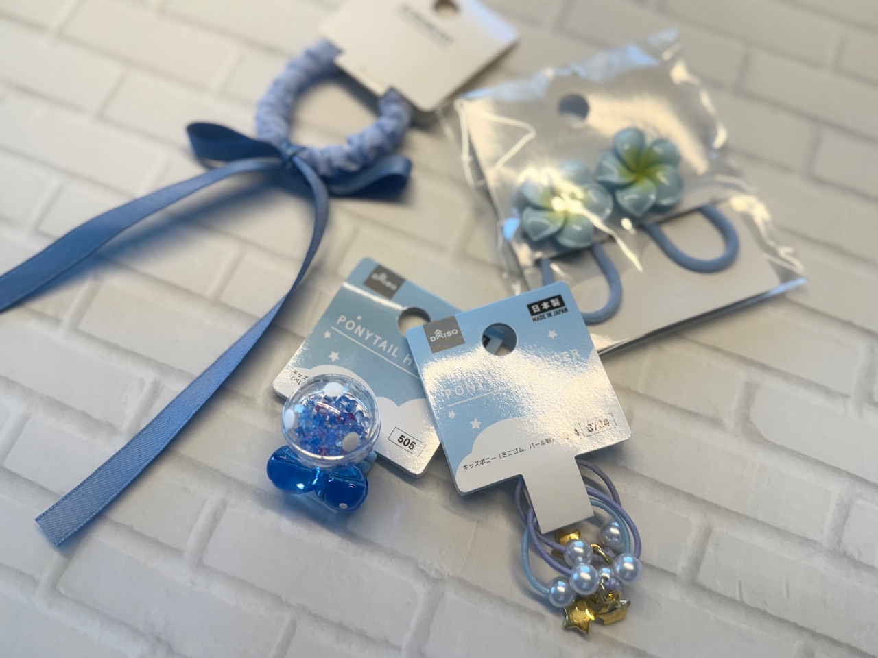 【ダイソー】で買える！夏にぴったりの涼し気なヘアアクセサリー紹介