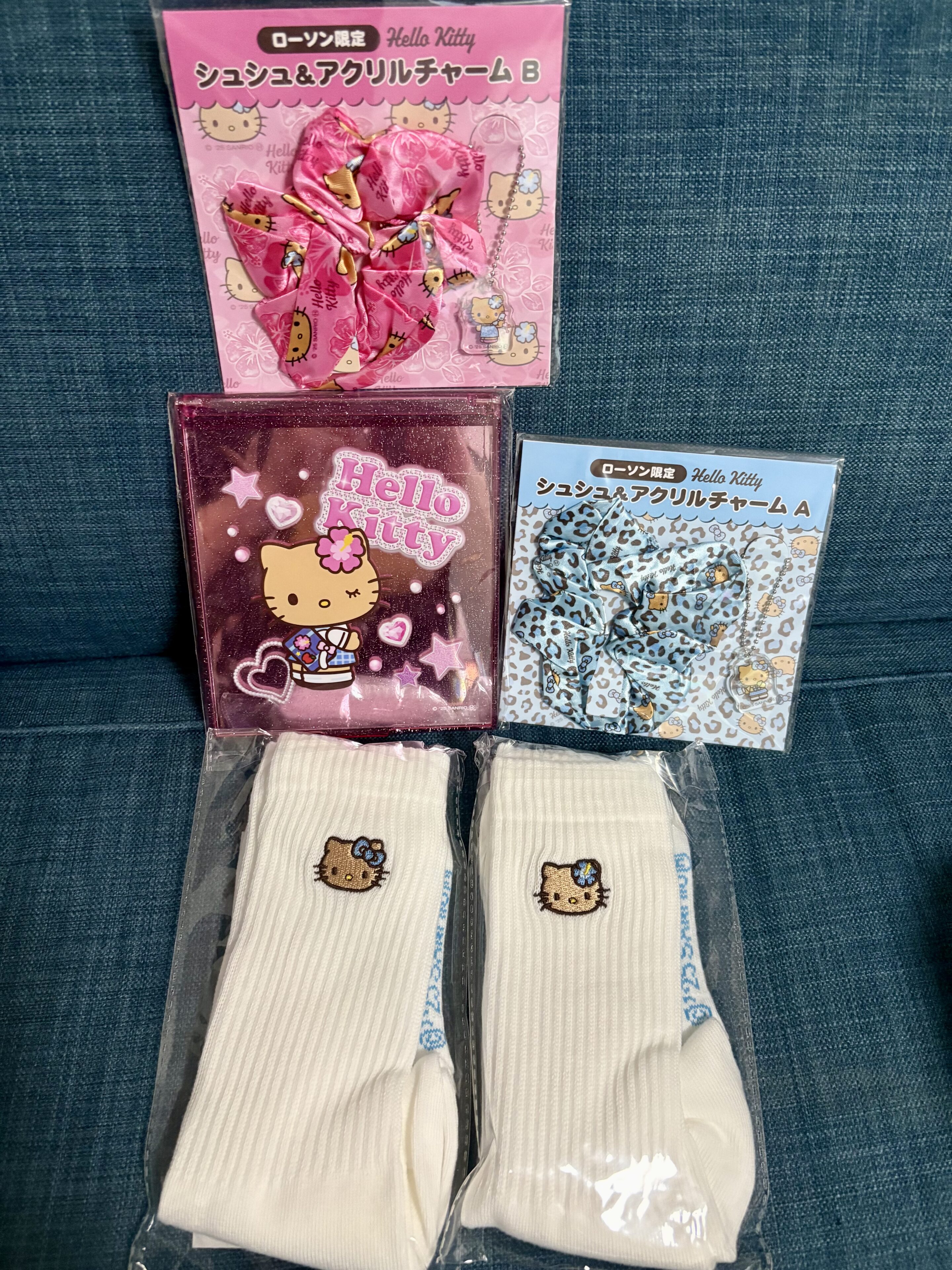 ローソン×日焼けハローキティのグッズが、一部店舗で発売されました!