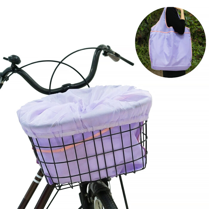 自転車での買い物がぐっとラクに！アイリス「自転車カゴカバーバッグ」を5人に