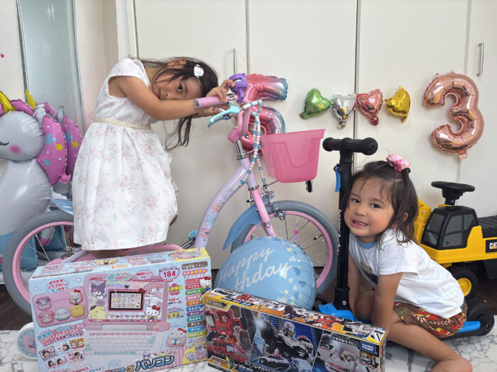 9月はお祝いラッシュ！5歳＆3歳の兄妹バースデー