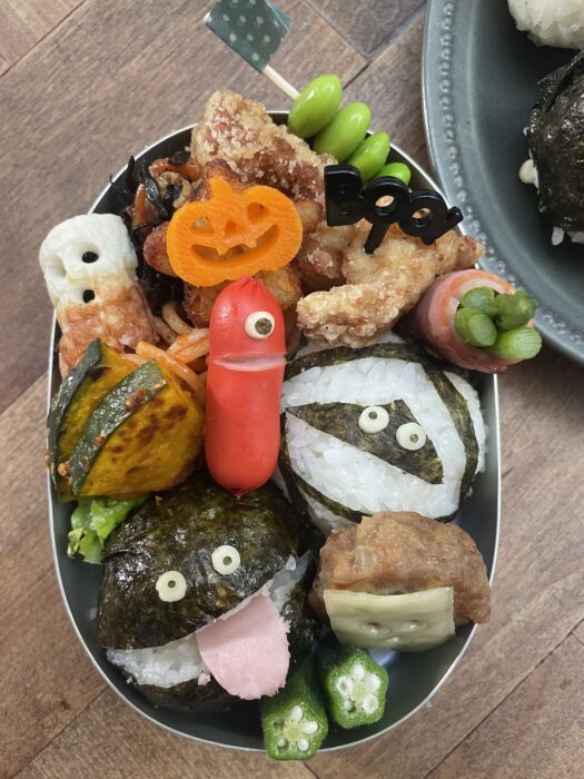 ハロウィーンに可愛い【おばけおにぎり】お弁当にもおすすめ！