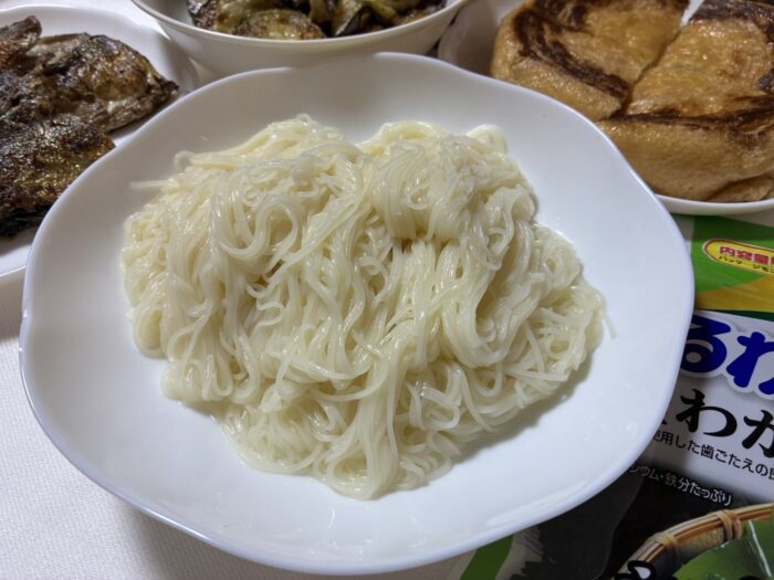 婆ちゃんの知恵袋！そうめん同士がくっつかない！わが家の魔法のひと手間