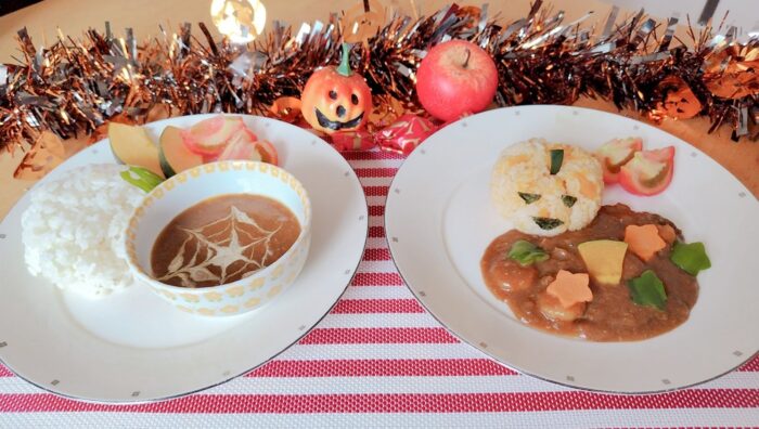 親子でカレーを楽しく！ハロウィン風アレンジレシピ