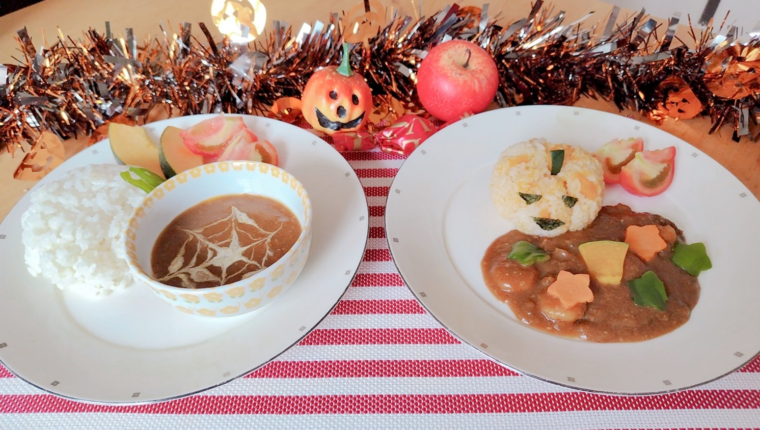 親子でカレーを楽しく！ハロウィン風アレンジレシピ