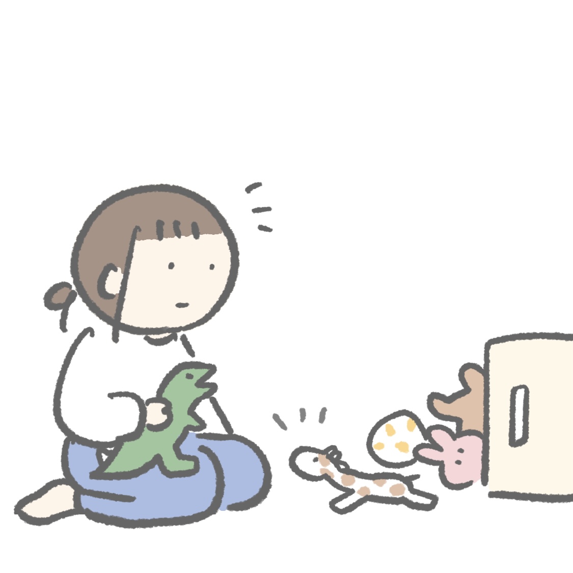 赤ちゃんの頃から肌身離さず持っていたぬいぐるみに再会した、その瞬間!