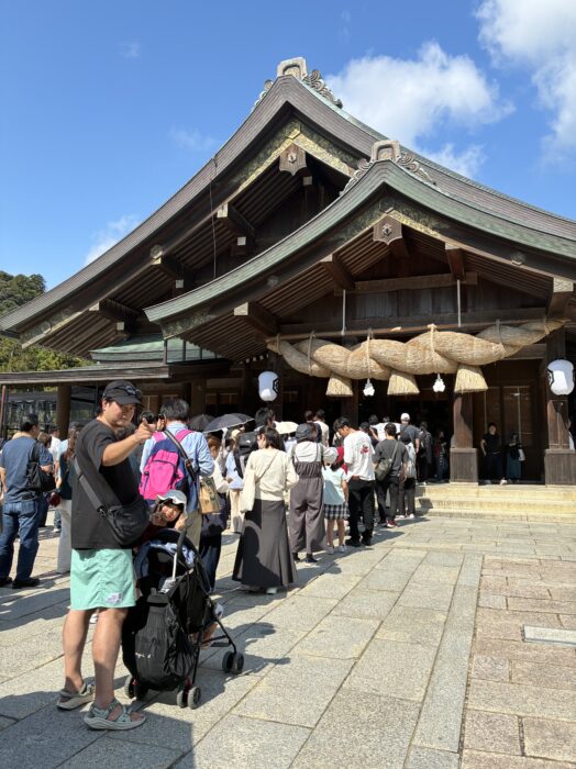 【時期選びがカギ】神在月の出雲大社は想像以上の大混雑！子連れ参拝メモ