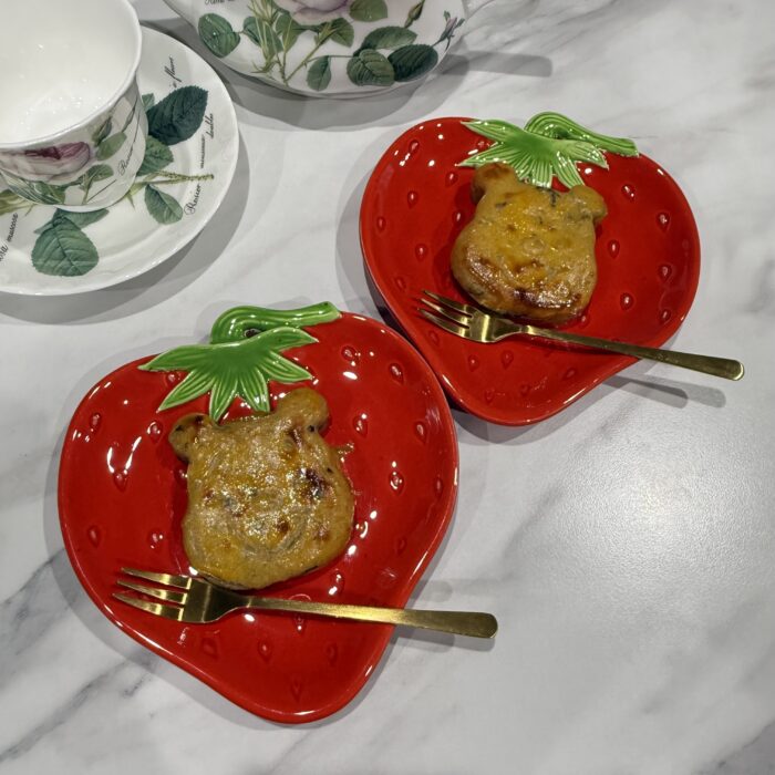 材料4つで簡単！秋の味覚スイートポテト【ダイソー×プーさん型】