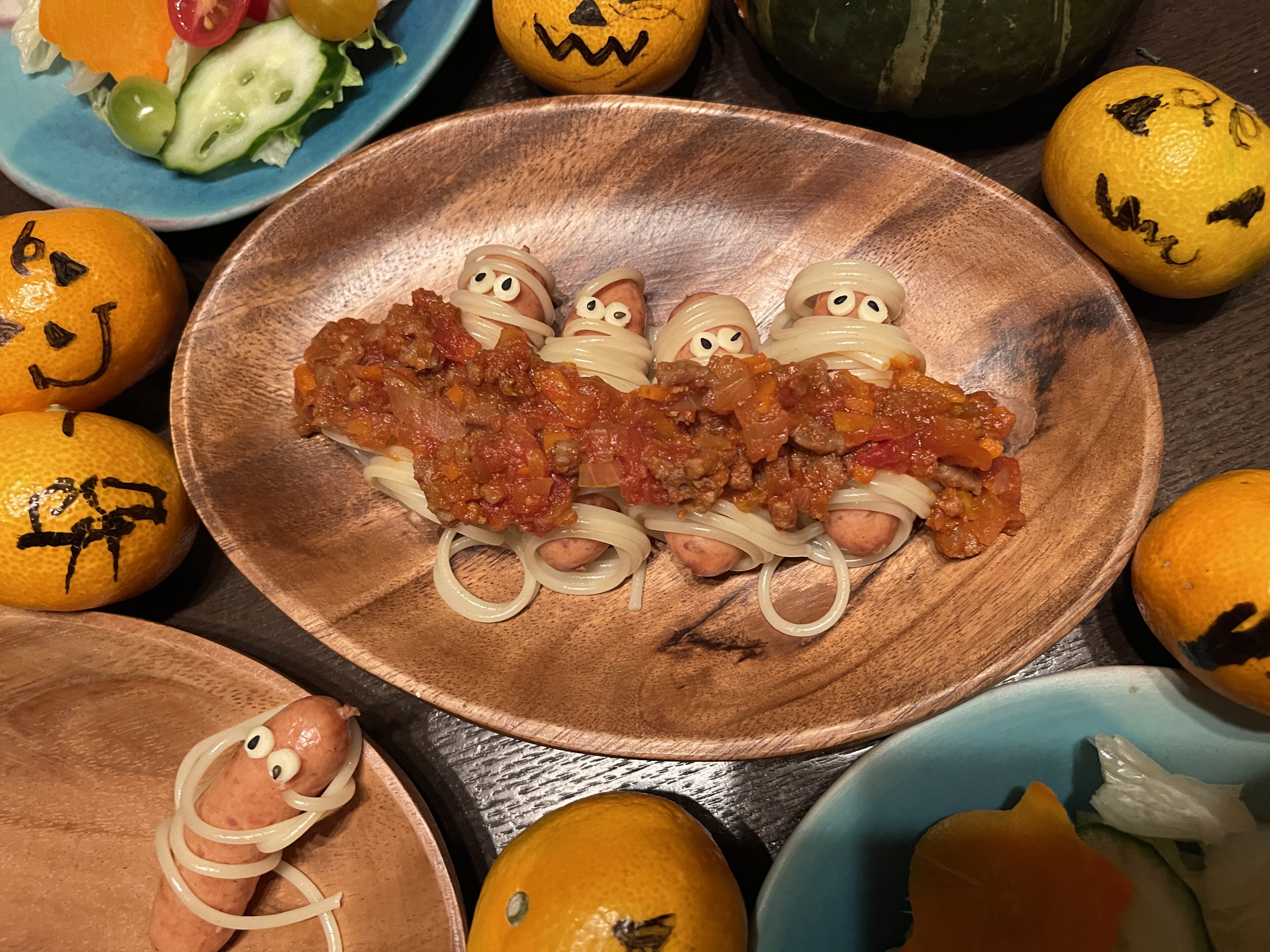 【ハロウィーン】子どもと作って楽しいミイラパスタ!