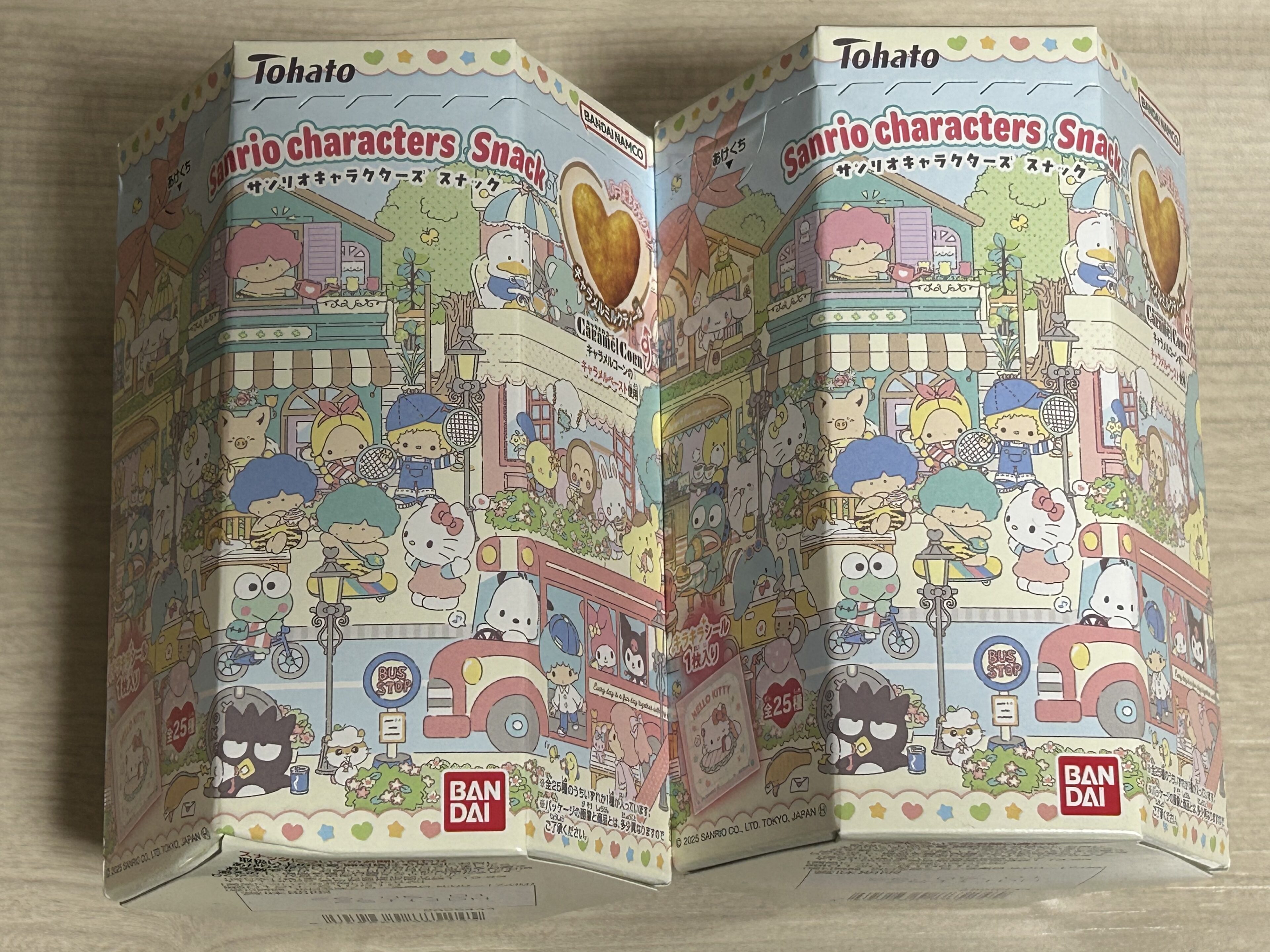 【サンリオ】おまけシールは25種類!推しキャラが出るまで買いたいスナック