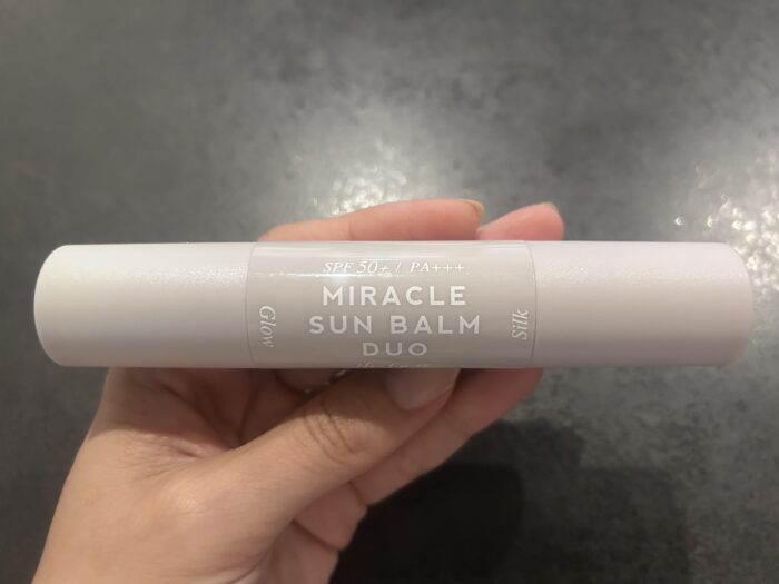 毛穴レスなツヤ肌に！Her lip to BEAUTY「ミラクル サンバーム デュオ」を使ってみた