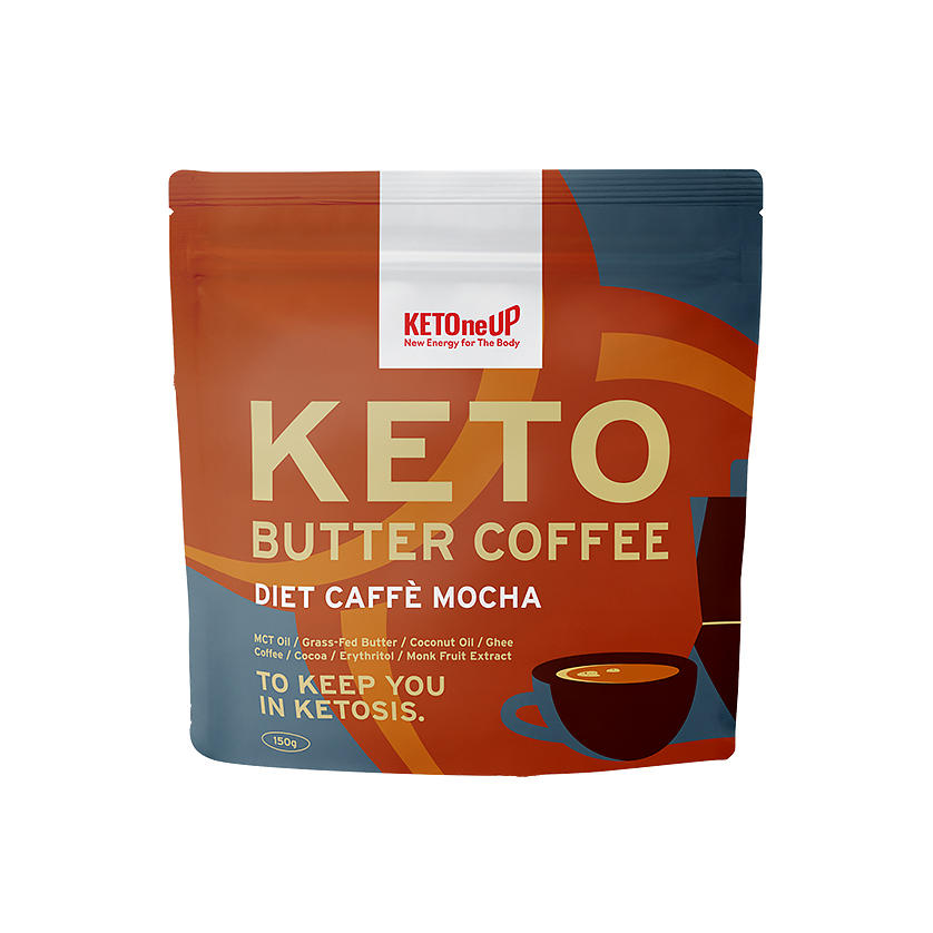 朝食やデザート代わりに満足の1杯!KETOneUP「ケトバターコーヒー ダイエットカフェモカ(150g)」を3人に
