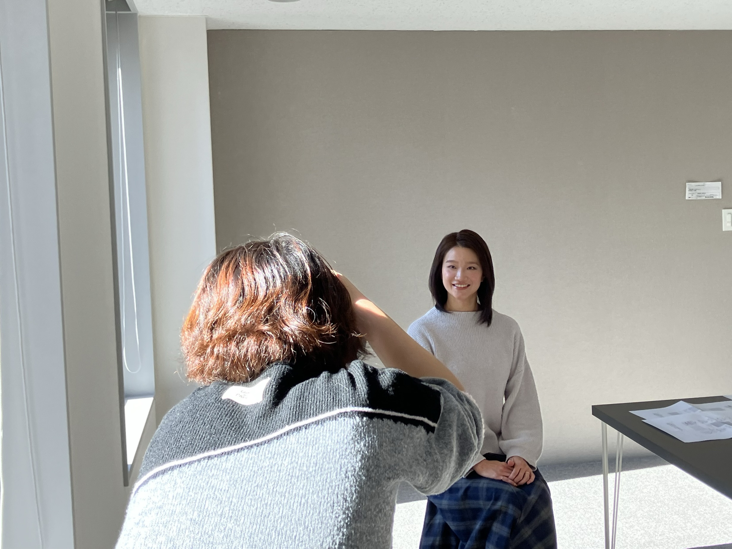 ヘアケア特集のモデルとして撮影に参加させて頂きました！