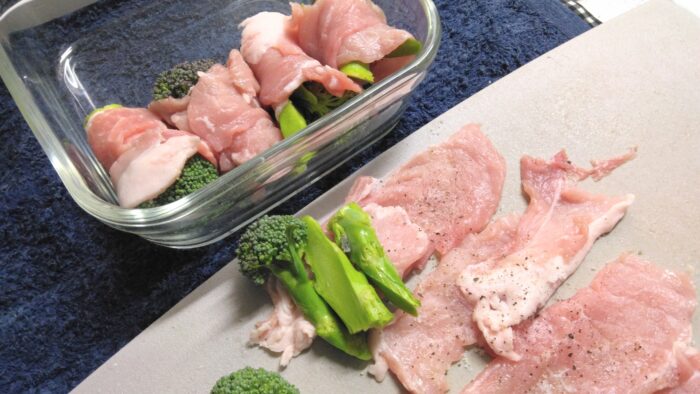 レンチン5分！子ども以上に夫にウケた、ブロッコリーの肉巻きレシピ