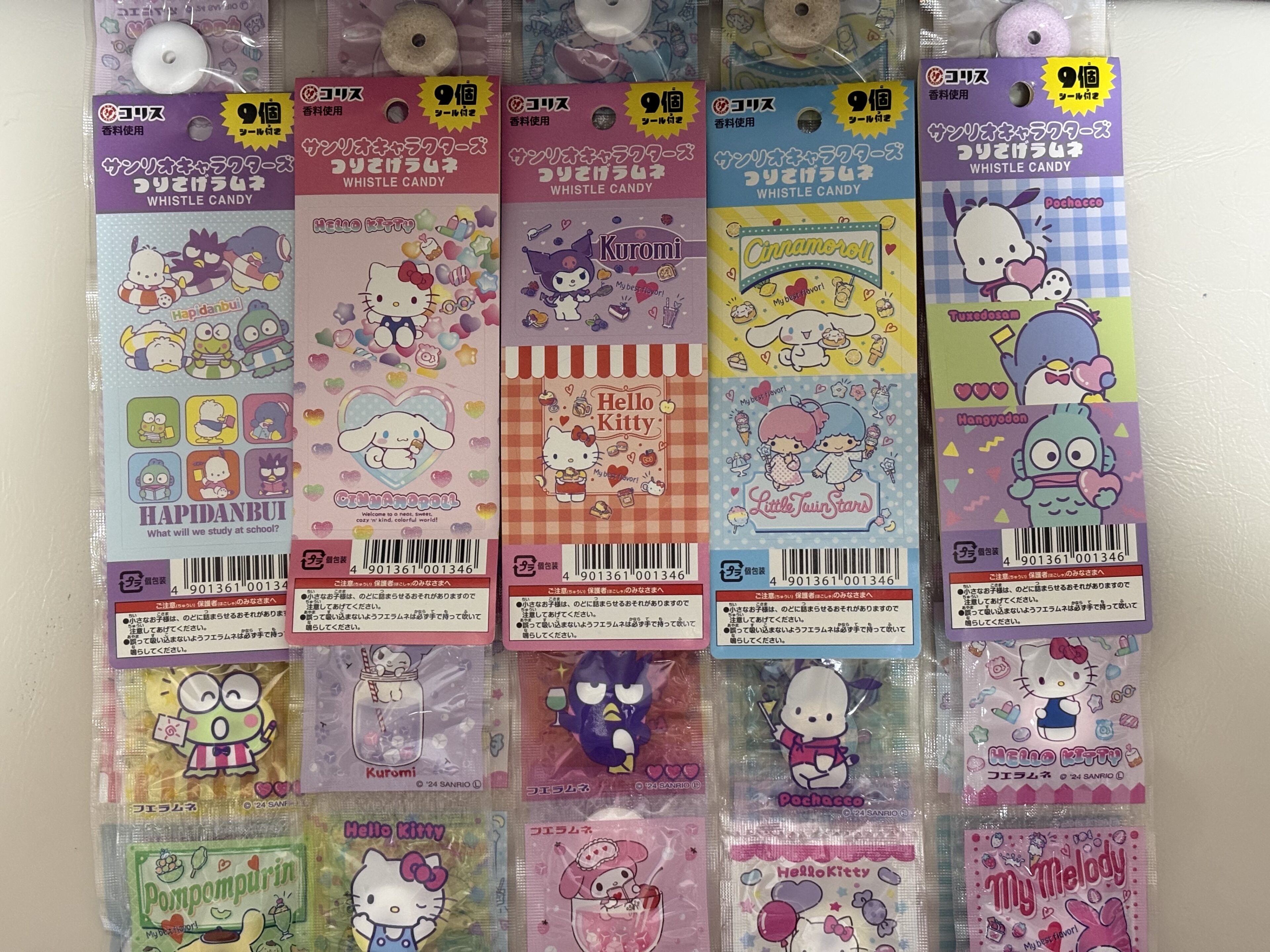 【シールつき！お菓子帳にも◎】100均で買えるサンリオキャラクターズつりさげラムネがお得だった