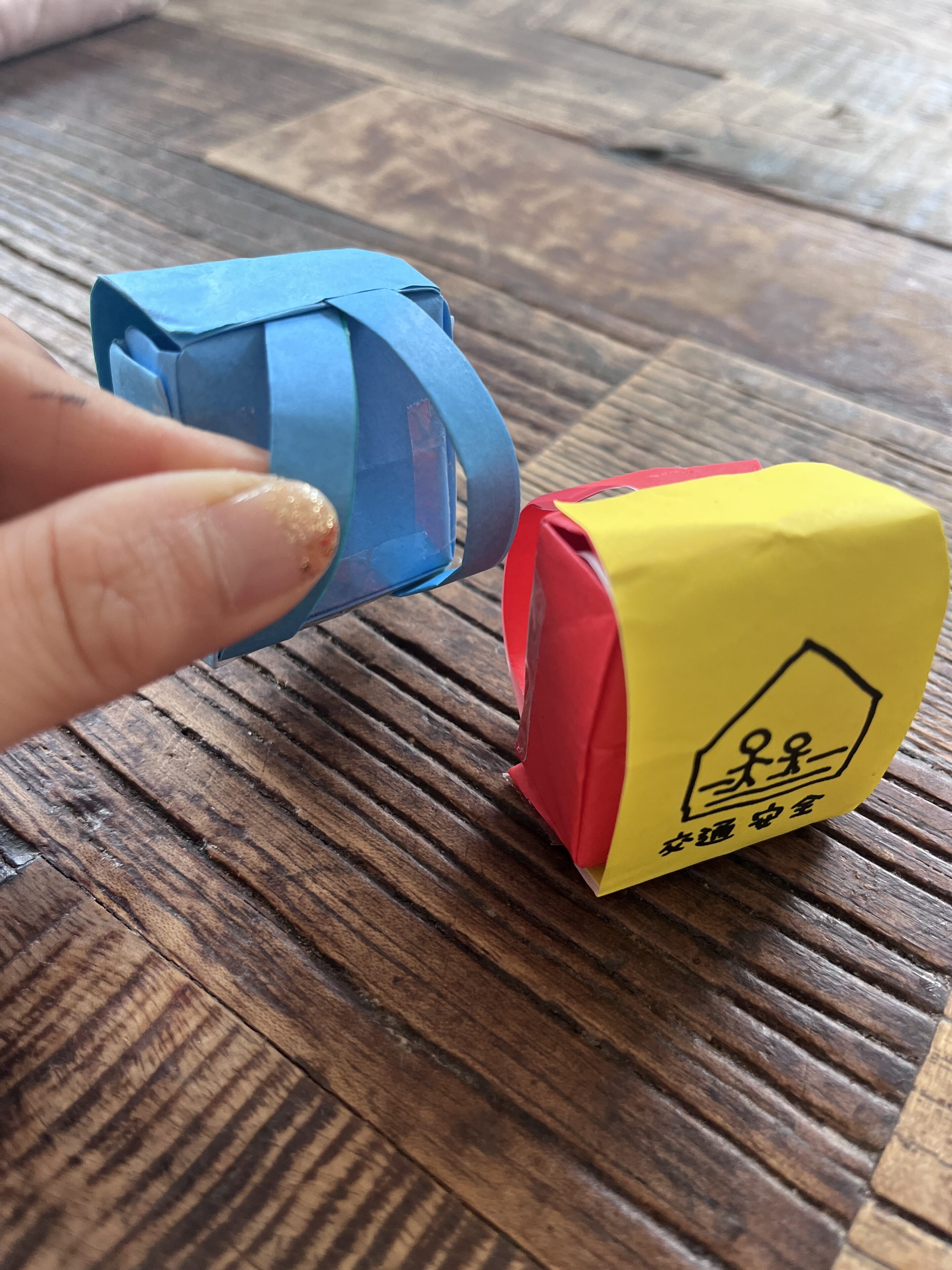 【折り紙】かんたんかわいい！ミニランドセルの作り方。プレゼントにも◎