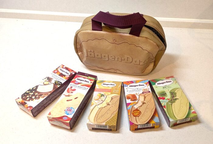 イオンで購入した保冷バッグ付き”ハーゲンダッツの福袋”が可愛いうえにお得すぎた…！