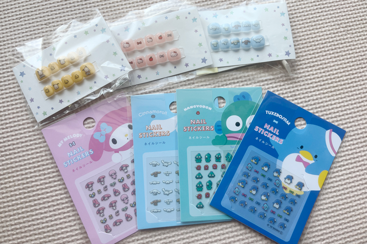 ダイソー|サンリオネイルシールがプチプラなのに優秀で可愛すぎ!キッズネイルにも大人気!