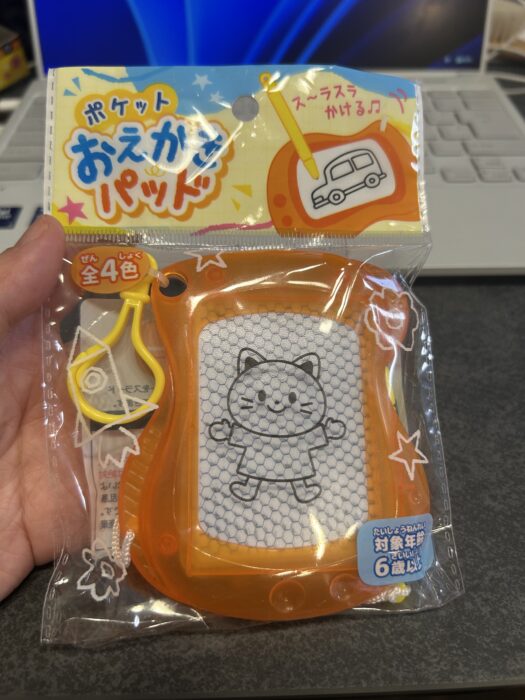 110円で何度でも楽しめる！セリアの「ポケットおえかきパッド」が大活躍