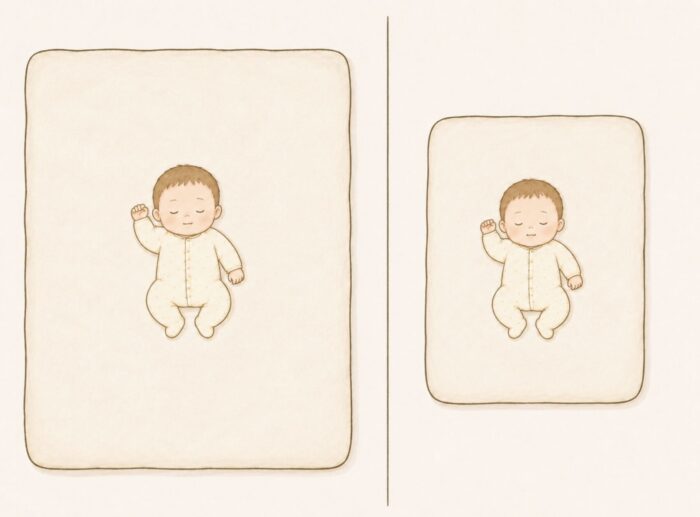 0歳・1歳の赤ちゃんに広すぎる寝床は逆効果。夜泣きとの意外な関係とは？