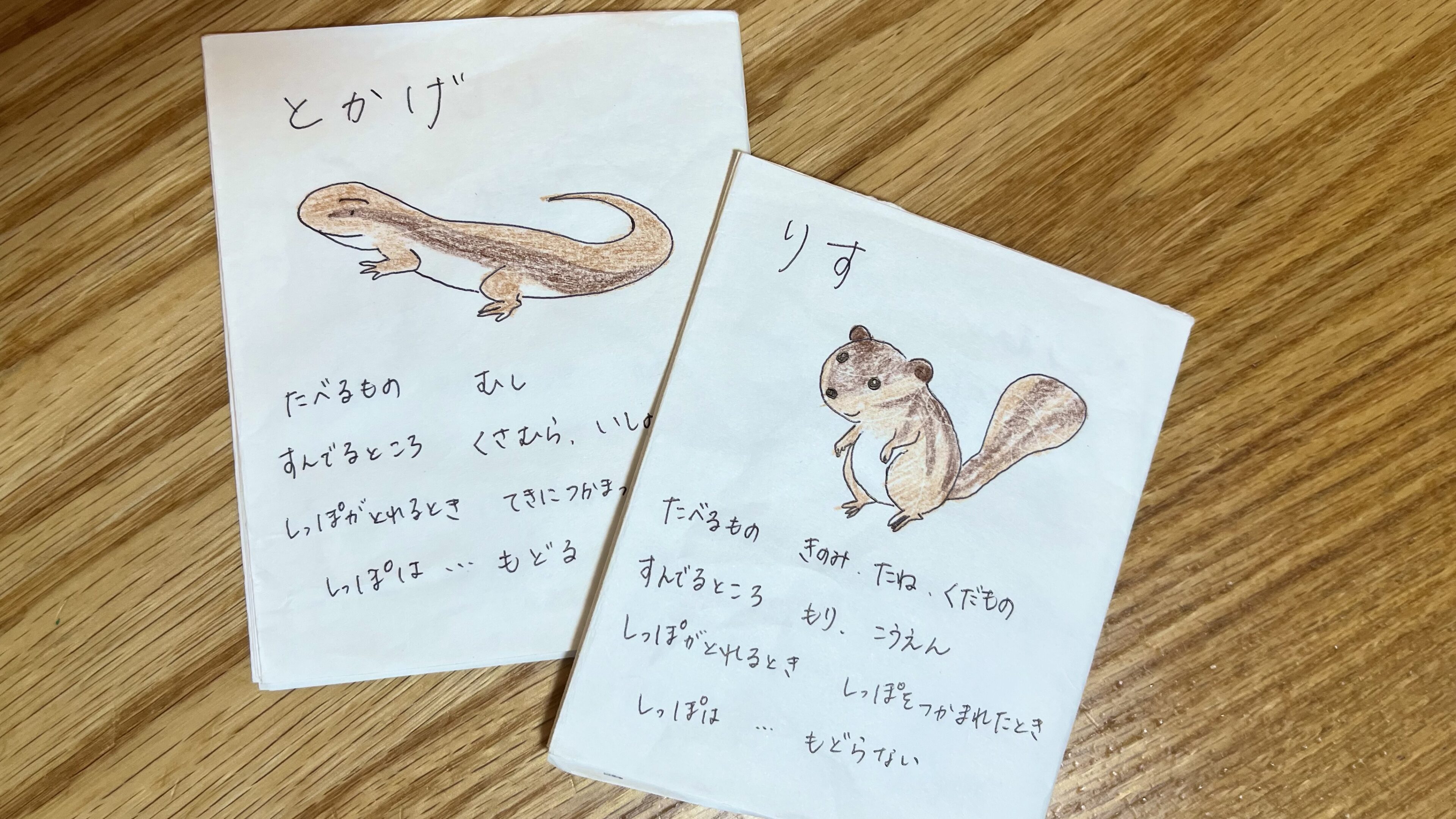 3歳児のなんで？から生まれた「しっぽが取れる生き物図鑑」