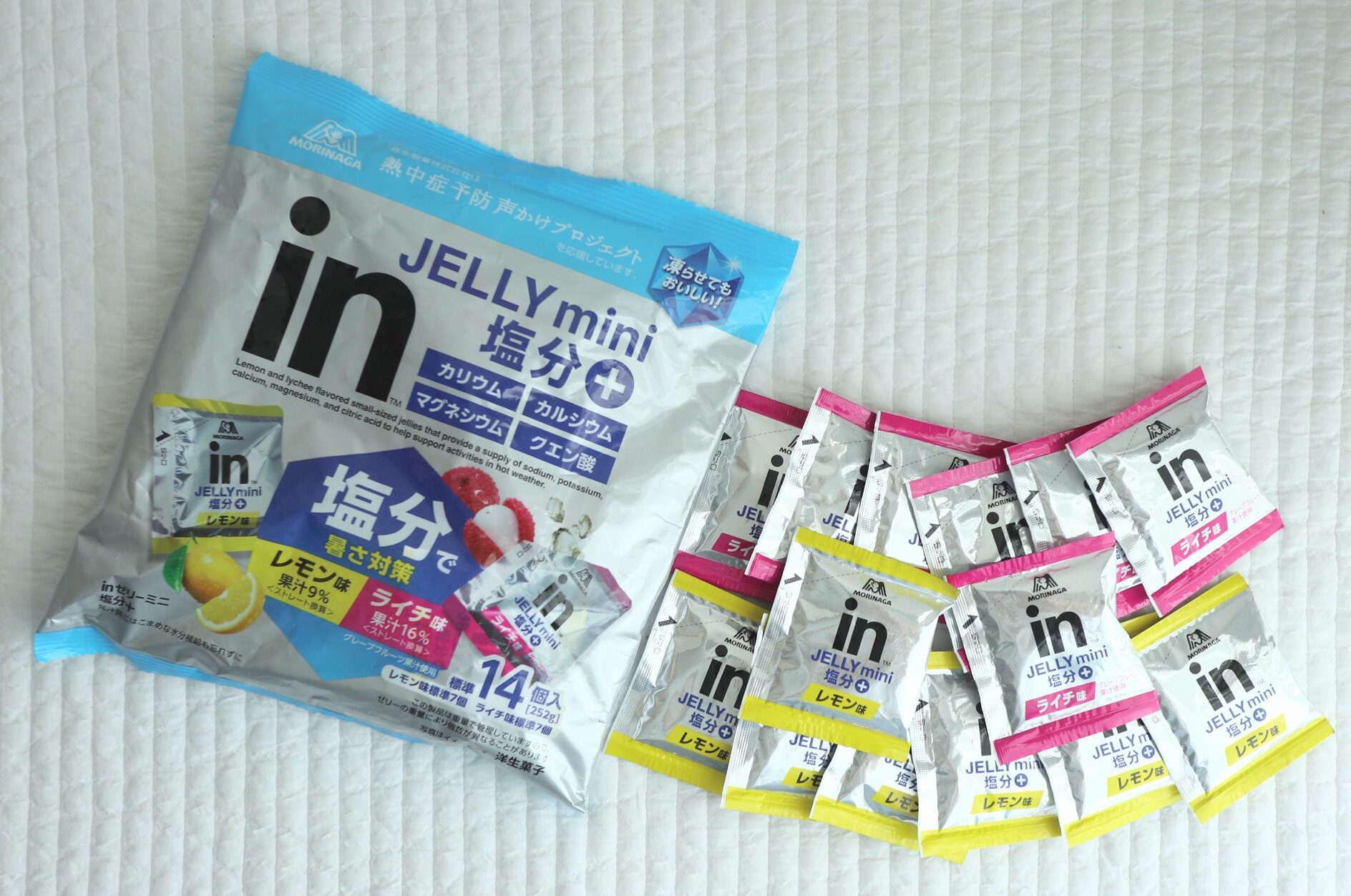 【暑さ対策】ひとくちゼリーでおいしく塩分補給!「inゼリー ミニ 塩分+」