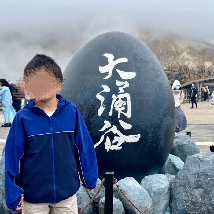 「黒たまごが食べたい！」次男の一言で大涌谷へ！話題のスポットも満喫！