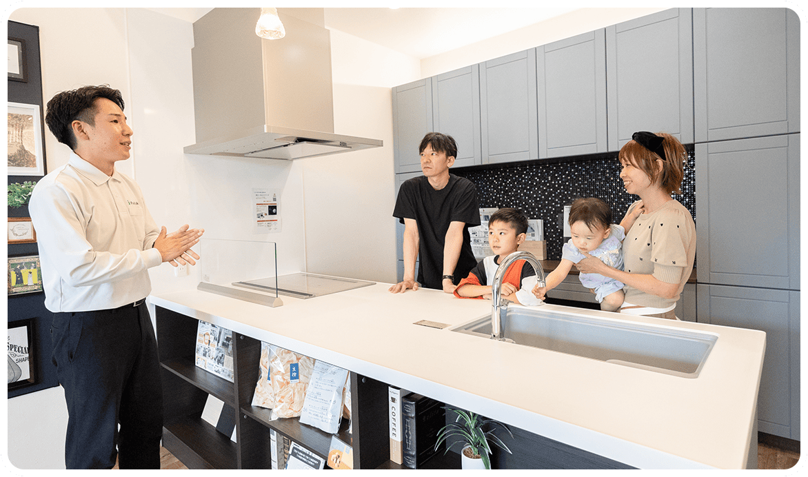 写真：広々キッチン