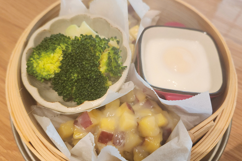 写真:栄養ばっちり！　せいろ蒸し