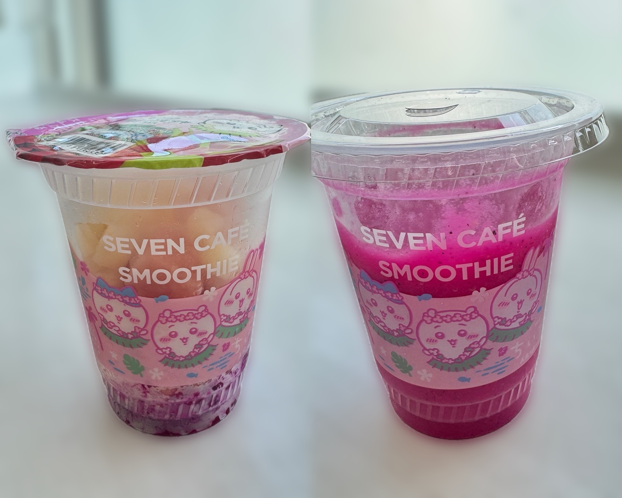 【セブン新作】ちいかわコラボ「ピンクパッションピタヤスムージー」を正直レビュー!気になる味は?
