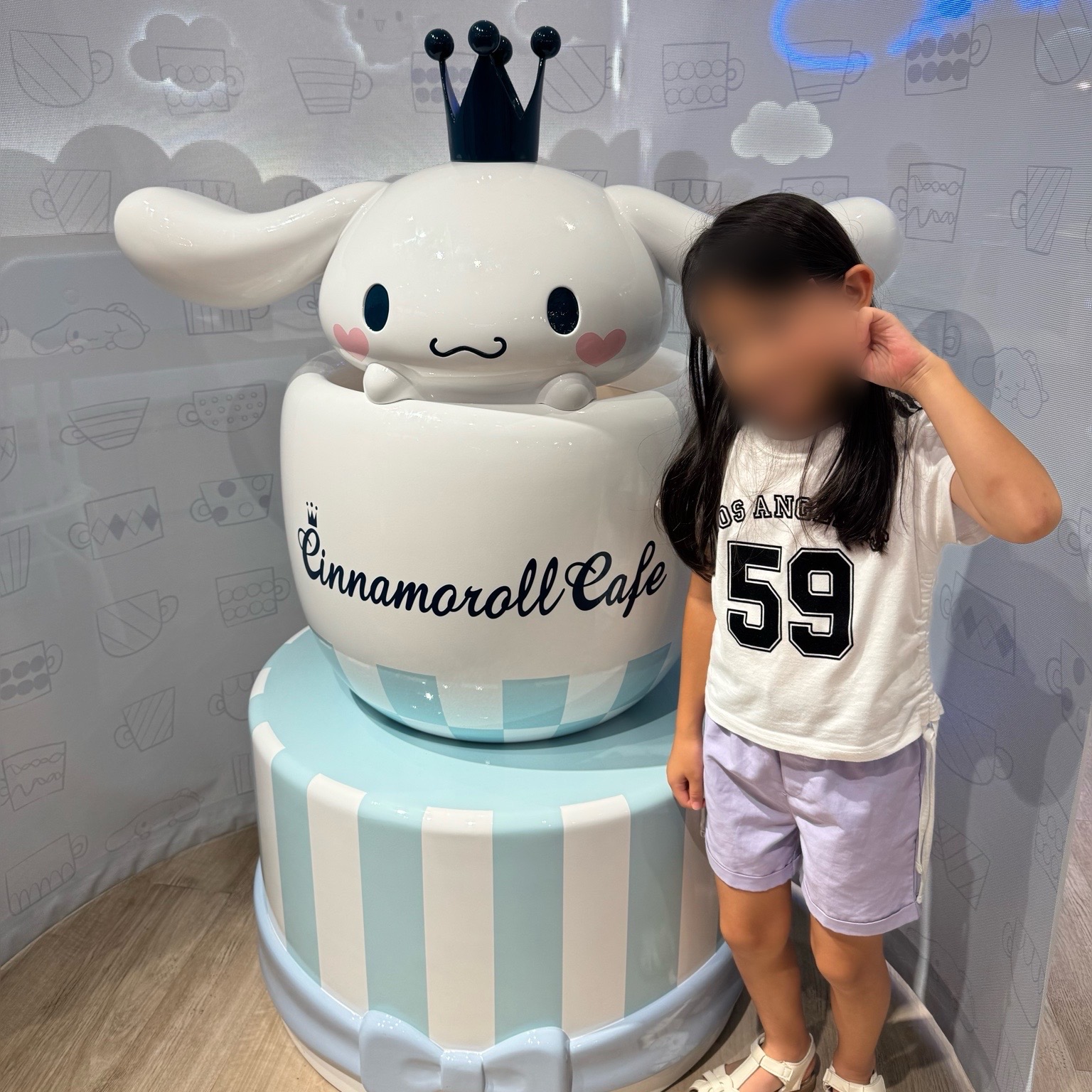 【九州初】シナモロールカフェが博多にオープン！予約なしで入れた！かわいい店内＆メニューを紹介