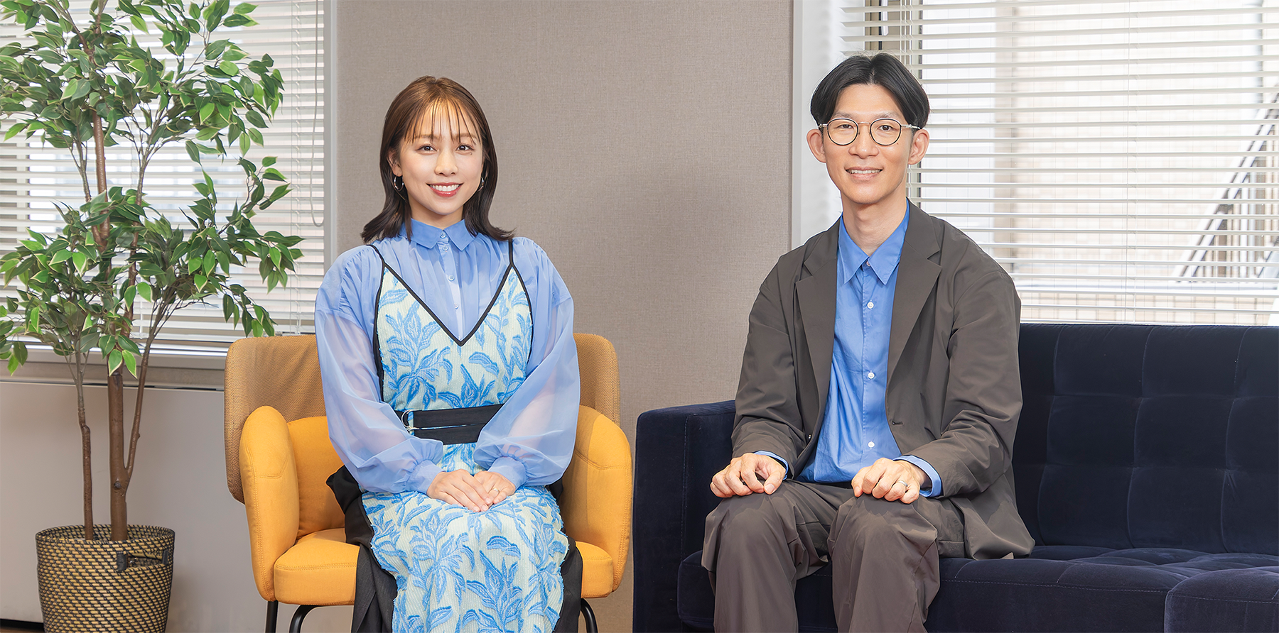 画像：鈴木あきえさんと竹村豊先生