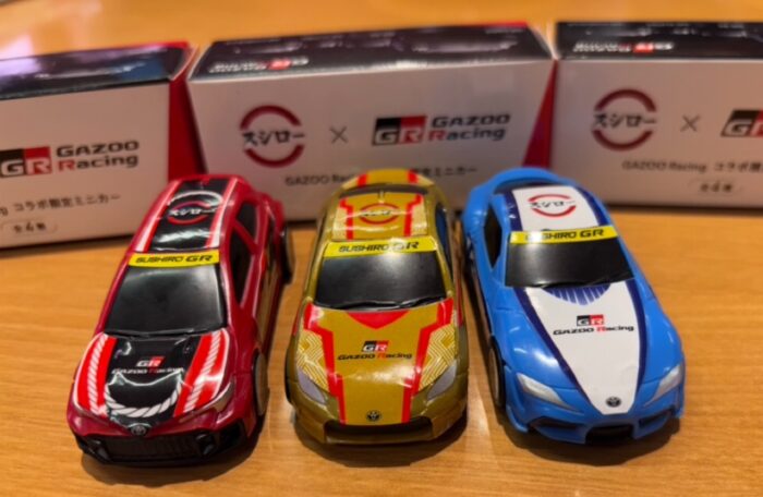 激アツ！【スシロー】トヨタとコラボで特別な非売品ミニカーがもらえる！