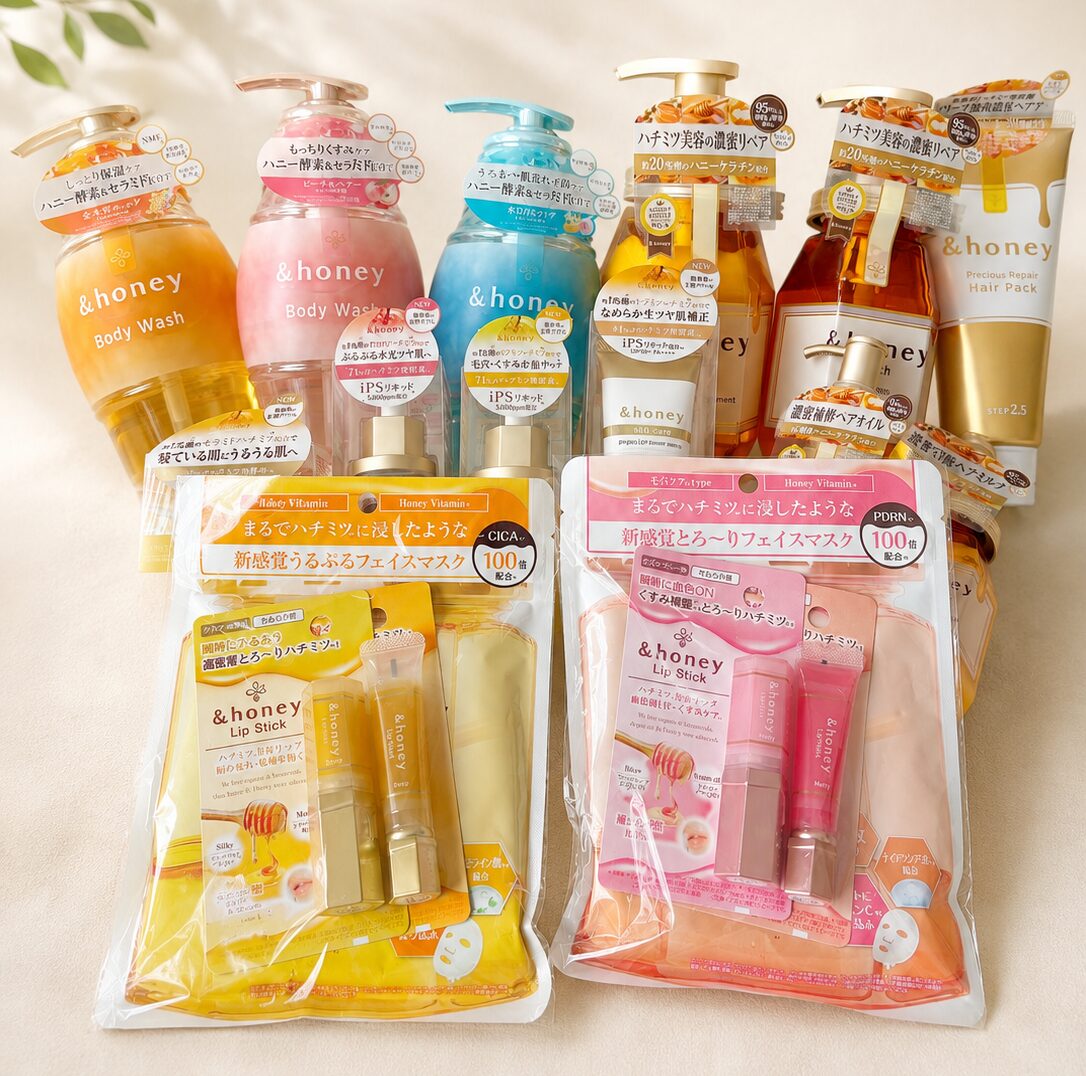 髪も肌も唇も新作【&honey】におまかせ！“全身うるおいケア”が叶う