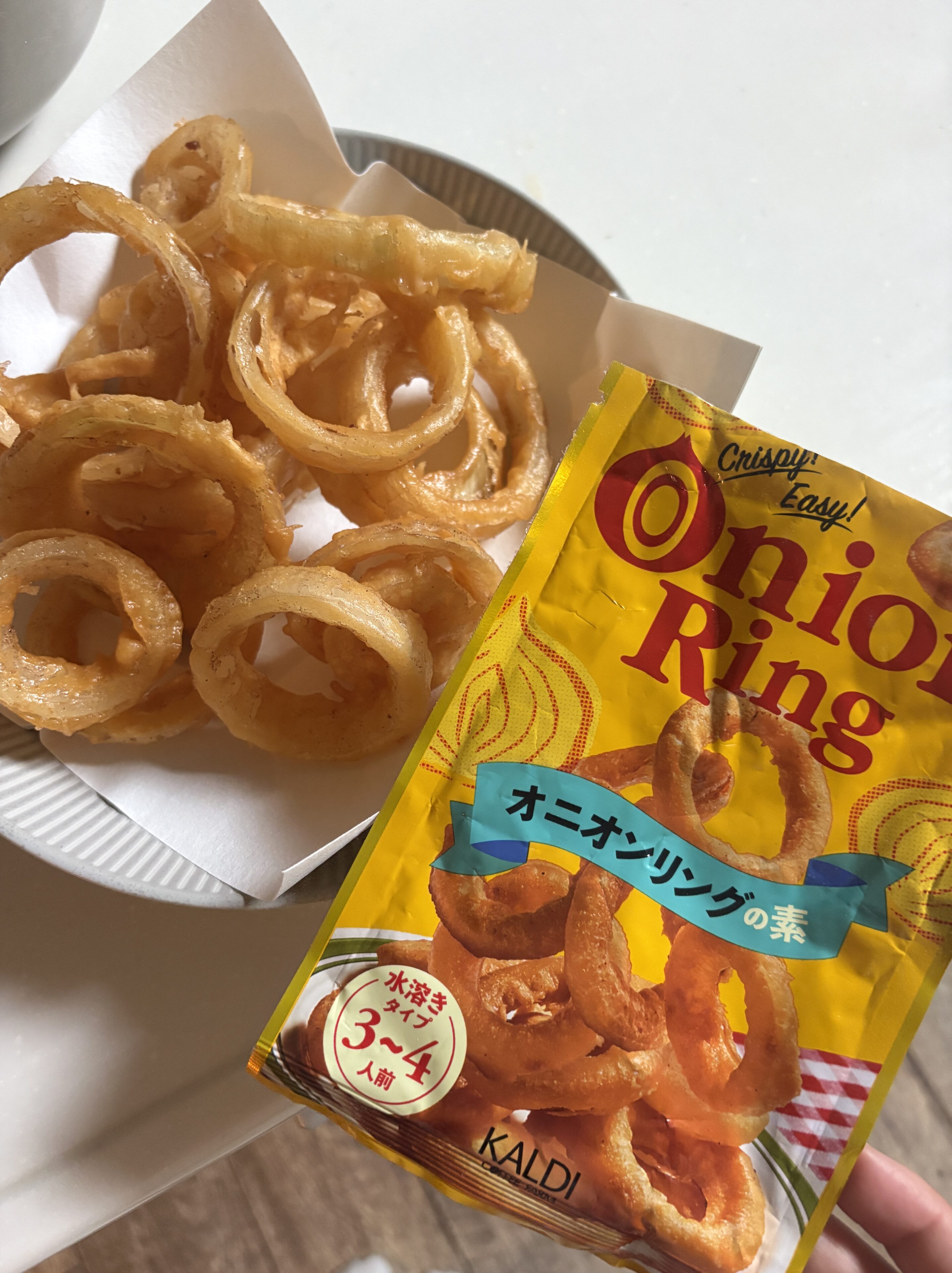 カルディの【オニオンリングの素】で某ハンバーガーショップのあの味を再現!!